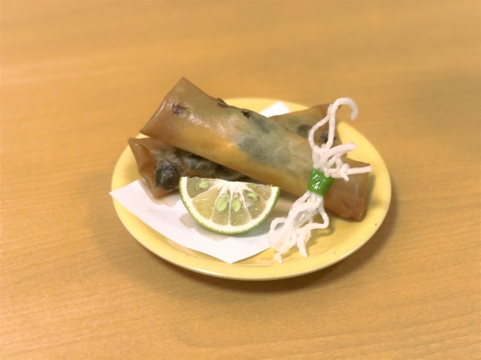 みたま菜の春巻き2018.11