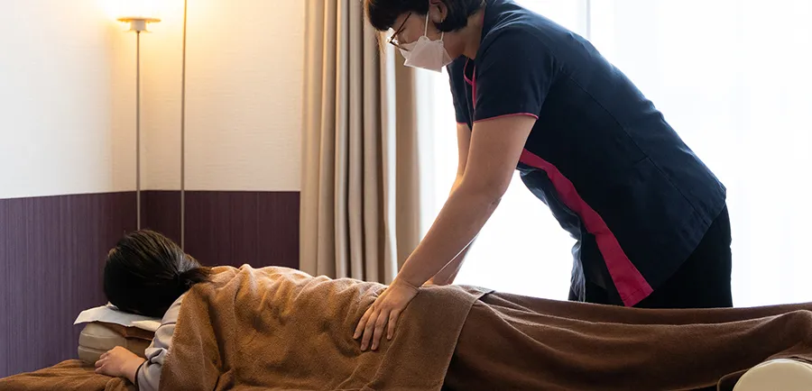 みたまの湯ご利用ガイド みはらし亭 手もみ処